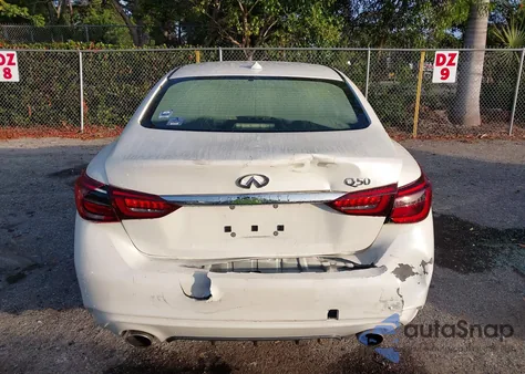 2019 Infiniti Q50 3.0T Luxe from USA, damaged, VIN JN1EV7AP1KM513252